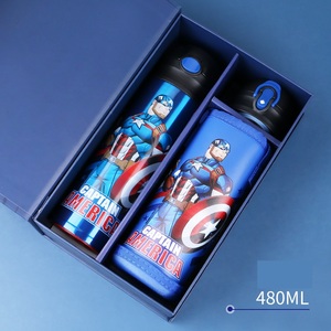 Termo Infantil <span class=keywords><strong>de</strong></span> 500 ml con Dibujos Animados <span class=keywords><strong>de</strong></span> Gran Capacidad, Acero Inoxidable 316, Spider-Man, Botella <span class=keywords><strong>de</strong></span> Agua con Pajita Especial para Estudiantes y Escuela - Product Image 4