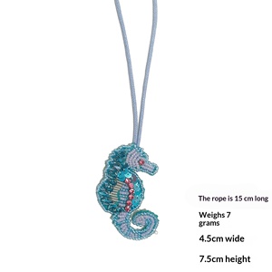 Cadena de cuentas de <span class=keywords><strong>arroz</strong></span> de piedra natural hecha a mano <span class=keywords><strong>con</strong></span> diseño de sandía, parches, colgantes DIY para bolsos, accesorios de ropa, accesorios para llaveros - Product Image 4