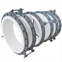Junta de expansión convolucrada de acero inoxidable SS304 y SS316 con revestimiento de PTFE resistente a la corrosión, bomba con revestimiento de PTFE, válvula con revestimiento de PTFE, fuelle con revestimiento de PTFE