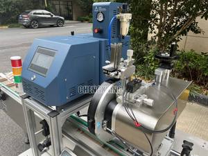 Machine professionnelle d'étiquetage de timbres-fiscaux pour l'emballage industriel cylindrique - Product Image 2