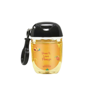 Désinfectant pour les mains personnalisé avec logo, 29 ml/1 oz, parfum avec clip