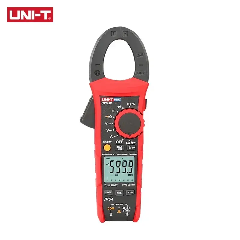 UNI-T Professionele Digitale Klem Meter 1000V Ac Dc Ut219 Serie True Rms Auto Power Off 3-fase Motor Sequentie Test Inrush