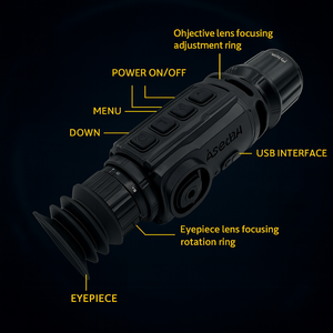 Ống ngắm nhiệt di động TS219, thiết bị chụp ảnh nhiệt độ chính xác cao với thời lượng pin dài, ống ngắm nhìn đêm dành cho săn bắn - Product Image 6