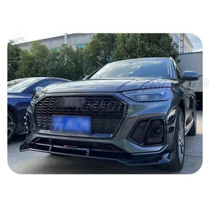 ลิ้นกันชนหน้ารถยนต์ สปอยเลอร์แบบมีครีบ  สีดำเงา  อะไหล่ตกแต่งสำหรับ Audi Q5 2022+ อุปกรณ์ตกแต่งรถยนต์ - Product Image 6