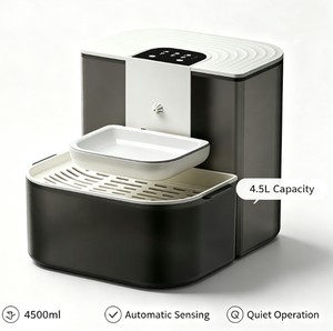 Fontaine à eau intelligente pour animaux de compagnie 4,5 L, étanche, sans fil, avec détection automatique et fonctionnement silencieux pour usage intérieur - Product Image 1
