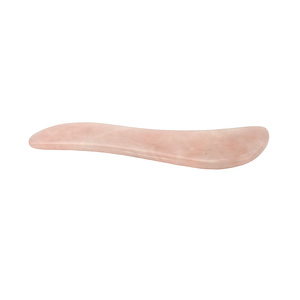 Gua Sha strumenti per il viso per la cura della pelle quarzo rosa Guasha pietra per il massaggio del corpo terapia fisica strumento di massaggio definire la tua mascella - Product Image 4