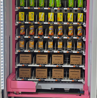 Solución de Máquina Expendedora de Galletas, Ensaladas y Pasteles con Sistema de Elevación