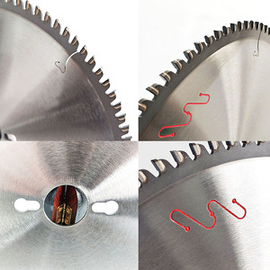 Disque de coupe diamanté silencieux industriel 300 96T pour bois, MDF, contreplaqué, panneaux mélaminés, <span class=keywords><strong>lame</strong></span> de scie circulaire PCD certifiée CE OEM - Product Image 2