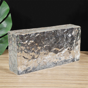 Briques en <span class=keywords><strong>verre</strong></span> solides en cristal thermo-isolantes décoratives architecturales solides transparentes - Product Image 2