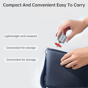 Mini adaptateur de griffe porte-accessoire étanche en alliage d'aluminium avec vis 1/4 et <span class=keywords><strong>rotule</strong></span> de trépied rotative pour appareils photo mobiles et monopodes - Product Image 5