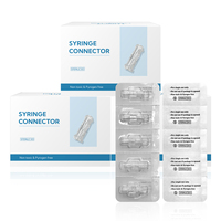 Adaptateur de raccordement seringue Luer Lock femelle-femelle en PP de qualité médicale sans BPA pour laboratoire de précision, pour transfert de produits chimiques