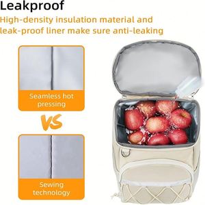 40 Liter Leak-proof Travel Beer Cold Thermal Bags Beach Summer Picnic Collapsible Custom Soft Cooler Insulated Bag - Product Image 3