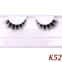 Ekstensi bulu mata Yiernuo Russian Hybrid Strip Lashes Cat Eyelash Wispy Faux Mink Full Strip Volume untuk riasan mata