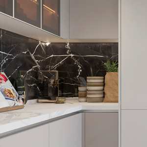 ตู้ครัวครบชุดทำจากไม้เนื้อแข็งดีไซน์อเนกประสงค์และปรับแต่งเฟอร์นิเจอร์ได้ตามต้องการ - Product Image 4