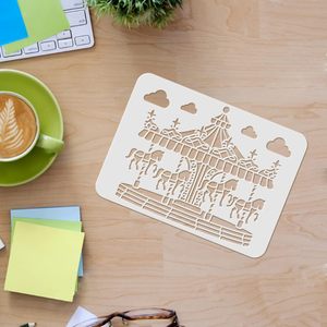 Pochoirs de dessin et de <span class=keywords><strong>peinture</strong></span> en plastique réutilisables de 29,7*21 cm pour la <span class=keywords><strong>peinture</strong></span> <span class=keywords><strong>sur</strong></span> <span class=keywords><strong>bois</strong></span>, sol, mur et carrelage, vente en gros - Product Image 3