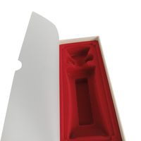 Boîtes à vin de mariage personnalisées en papier kraft écologique de luxe, emballage en carton blanc, gaufrage rigide, laminage mat
