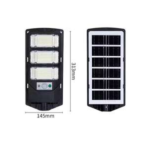 Lampadaires solaires super lumineux pour extérieur, 300W 400W 600W, LED avec détecteur de mouvement, projecteur de sécurité étanche pour jardin - Product Image 2