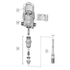 Injecteur automatique d'engrais de serre avec composant central du moteur Pompe/doseur de dosage chimique - Product Image 5