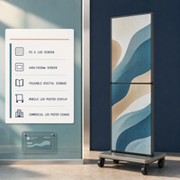 Afficheur LED mobile P2.5, signalisation numérique pliable, 4K HDR10, écran avec garantie de 2 ans
