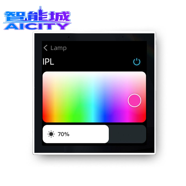 Sheng Qiong 4 Inch Smart Central Control Panel ZigBee Gateway System Smart Dimmer Switch Wall Panel Smart Life 10A