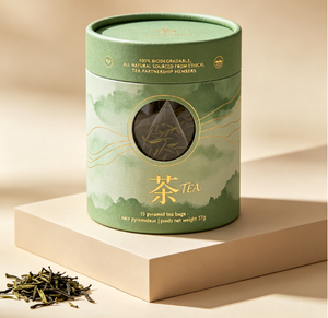 Tubo de Papel para Té con Tapa a Prueba de Humedad, Impresión en Lámina Dorada, Reciclable, para Almacenamiento de Bebidas - Product Image 3