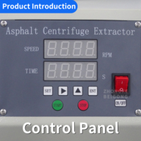 Extracteur centrifuge soxhlet asphalte bitume capacité 3000g