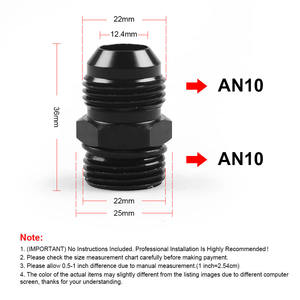 Adaptador de Tanque de Captura de Aceite de Transmisión, Piezas de Modificación Automotriz, Conexión Genérica de Cabeza Plana AN6/8/10 a ORB6/8/10 - Product Image 5