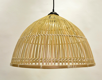 Plafonnier suspendu en bambou et rotin, design créatif moderne, éclairage d'intérieur, luminaire décoratif de plafond, abat-jour, création de Designer