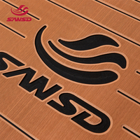 Revêtement de sol marin 90in x 35in Faux Teak Sheet Factory Mousse EVA Plancher de bateau marin