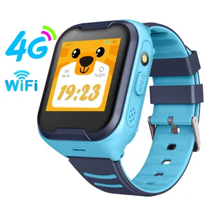 4G Smartwatch बच्चों 680mA रिचार्जेबल वाईफाई जीपीएस एसओएस IP67 निविड़ अंधकार अलार्म घड़ी Camer 4G बच्चों Smartwatch