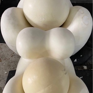 Fauteuil pouf en mousse PU 100x80, fermeté moyenne, pour salon et usage domestique - Product Image 2