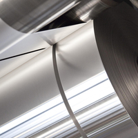 Rouleau de feuille d'aluminium triplex bleu or 10 microns Chine 3003 Stock pour l'emballage en sachet