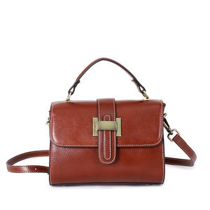 Bolso de Mano AndoBag para Mujer, Bolsos Pequeños Cuadrados para Llevar Bajo el Brazo, Bolso Bandolera de Cuero Vacuno Genuino Retro, Modelo 9240 - Product Image 2