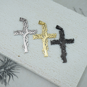 Joyerí<span class=keywords><strong>a</strong></span> Gótica Vintage para Hombre, Colgante de Acero Inoxidable con Diseñ<span class=keywords><strong>o</strong></span> de <span class=keywords><strong>Muerte</strong></span>, Santa <span class=keywords><strong>Muerte</strong></span> - Product Image 4