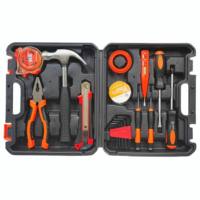 Ensemble d'outils de mécanicien en acier au carbone de 19 pièces, kit d'outils de réparation automobile, dans un sac en tissu, boîtes à outils combinées, solution de rangement pratique