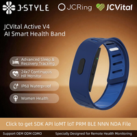 JCVital 2501 SDK APL OEM ODM Pulsera Inteligente con IA, Monitor de Recuperación Cardíaca y Frecuencia Cardíaca, Entrenador de Salud y Seguimiento del Sueño