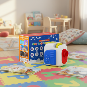 Proiettore Interattivo <span class=keywords><strong>di</strong></span> Storie con LED e Alimentazione USB, Serie Fiabe e Dinosauri, Rumore Bianco, Supporto OEM/ODM - Product Image 3