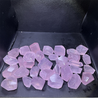 Quartz Rose de Madagascar de Haute Qualité, Cristal Rose Naturel de Forme Libre, Pierre Précieuse Polygone Irrégulière, Énergie de Guérison, Vente en Gros pour Décoration et Cadeau