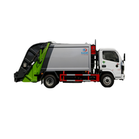 Camion compacteur de déchets de 6 m³ Dongfeng Duolika |   Système hydraulique |   Camion de collecte des déchets municipaux et industriels