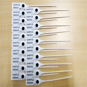 Con dấu nhựa nhỏ xé dễ dàng di chuyển gắn thẻ để thuận tiện - Product Image 2