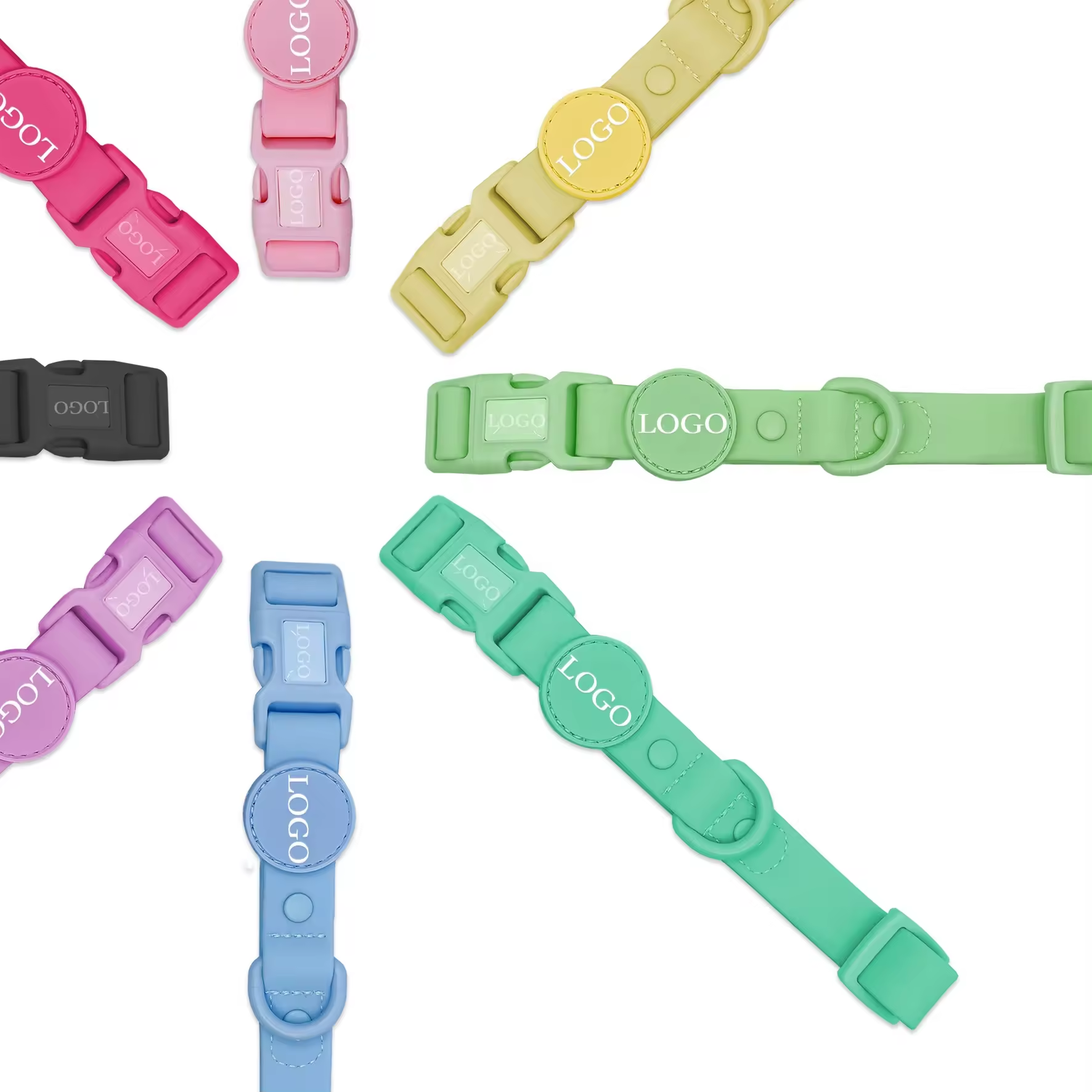 Adjustable Dog Collar Dropshipping Nylon Reflective Pet Collars