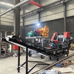 Britador de Mandíbulas Móvel Mini com Motor Diesel, Britador de Pedra Móvel, Planta de Britagem Móvel Portátil - Product Image 6