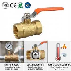 योड कस्टम पीतल गेंद वाल्व npt threaded पानी को बंद करने के लिए "1/2" इंच 3/4 2 इंच से 2 इंच तक बंद कर दिया गया - Product Image 4