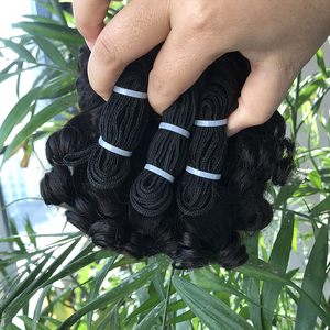 Promozione: 105g/confezione, Capelli Umani Vergini Grezzi 100% Naturali Funmi Grade 12A, Lunghezza 6 Pollici, Tessitura <span class=keywords><strong>di</strong></span> Capelli Vergini Peruviani all'Ingrosso, 3 Fasci - Product Image 4