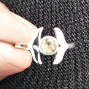 Anillos finos de Plata de Ley 925 hechos a mano indios, ajuste de bisel hecho a medida con piedras preciosas de citrino para niñas, venta al por mayor - Product Image 6