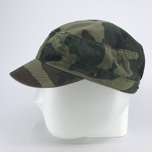 Casquette de cadet vintage lavée couronne plate en coton unisexe coton tous les jours court Bill respirant casquette de baseball casquette de cadet - Product Image 5