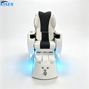 KISEN <b>Pink</b> Luxury pedicure spa massage chair for Nail Salon Modern Foot Pedicure Spa Chairs professional Massage Pedicure Chair - Product Image 2