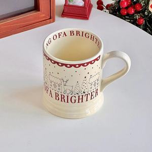 Factory Wholesale Christmas Ceramic Tableware <b>Set</b> Elegant Christmas Ceramic Porcelain Tableware - Product Image 6