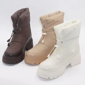 2024热销温州厂家定制logo注塑鞋经典保暖冬季脚踝女靴