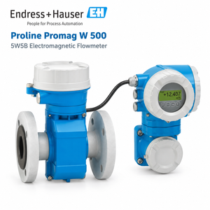 Débitmètre Endress+Hauser Promag W 500 5W5B en acier inoxydable IP68 avec télécommande 4 IO pour eaux souterraines et eaux usées - Product Image 1